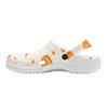 Printed White EVA Garden Shoes Unisex Lightweight Breathable Slip On Clogs Beach Pool Bathroom Home Summer Beach Sandals
