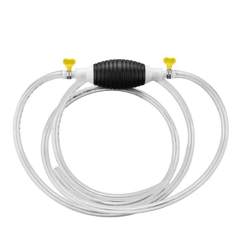 Car Emergency Fuel Extractor Universal Siphon Hose Pressurised Manual Self-priming Fuel Pump Car Engine Fuel Accessories