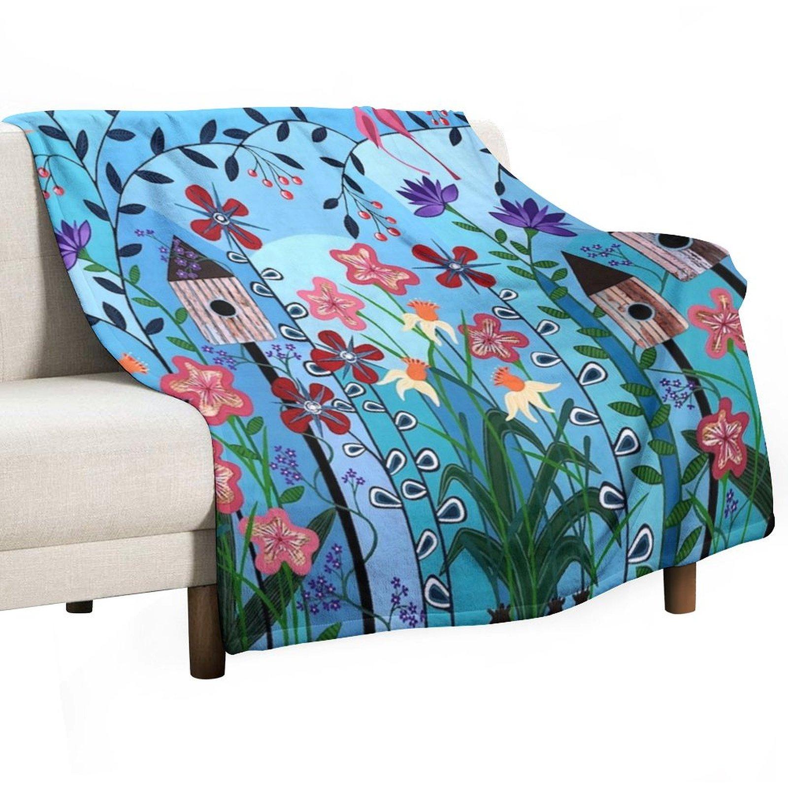 

Не могу дождаться весны Плед Роскошный Утолщенный Декоративный Для Диванов Летние Пикниковые Пледы 30x40in