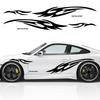2 Stück Sport Style Auto Tür Seitenkörper Aufkleber Auto Dekor Vinyl Aufkleber Auto Karosserie Styling Tuning Dekorationsaufkleber Zubehör