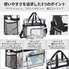 HarnyLoom Transparent Work Bag, Eco-Friendly Handbag, Large Capacity Handbag, Waterproof Transparent Thick PVC Material, Stylish Design