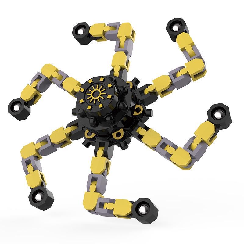 Luminous Decompression Finger Spinner - Mechanical Gyro Toy