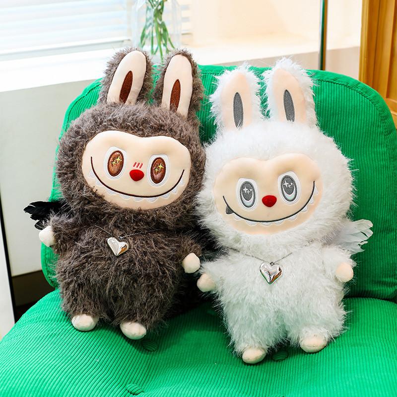 Leader Toy Plush With Embroidery Design And Heart Shaped Decor Necklace