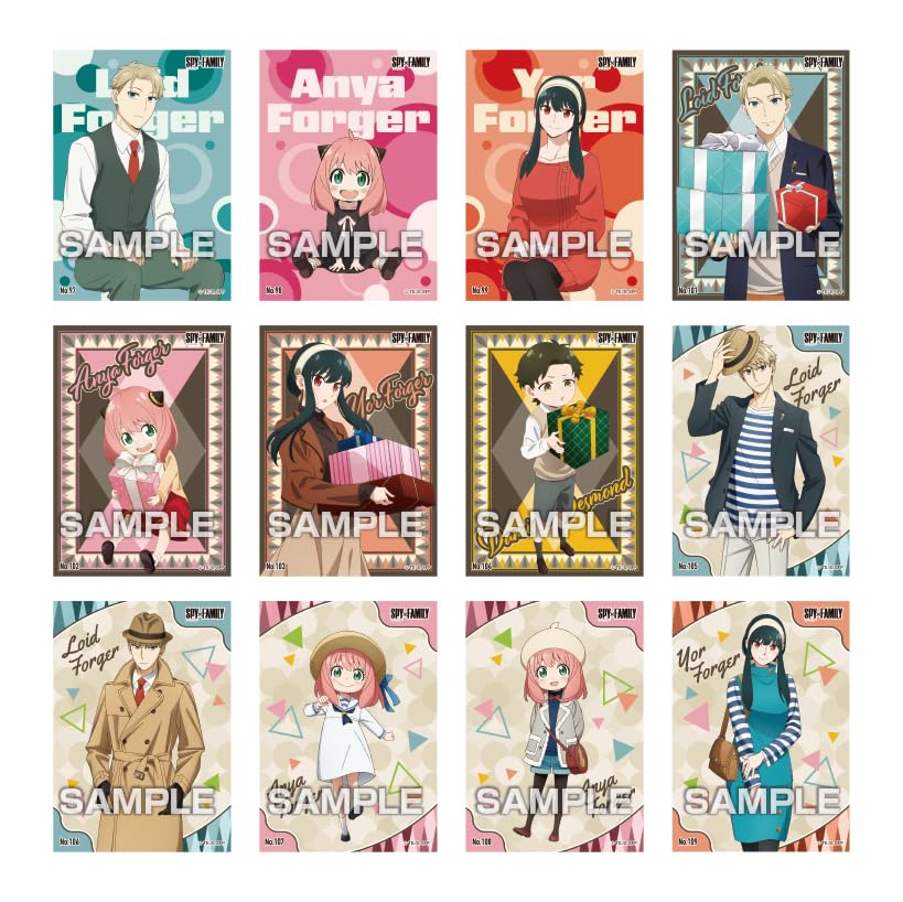 TV Anime Clear Card Collection Gum 4 First Press Limited Edition Box "SPY×FAMILY" 16-Pack (Candy Toy)