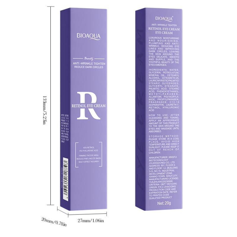 Silny krem przeciwstarzeniowy pod oczy z retinolem, ujędrniający i odżywczy