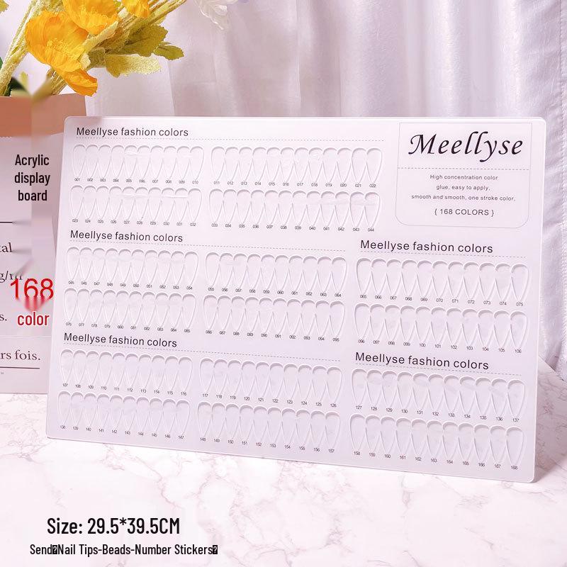 Nail Art Color Chart Display Board - Available In 60, 80, 96, 120, 160, 200, or 240 Colors
