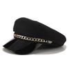 Hats for Women Cap Female Fashion Wild Solid Color Navy Cap Beret British Retro Fashion Painter Hat Berets