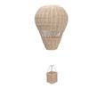 Woven Hot Air Balloon Handcrafted Exquisite Details Rattan Weaving Decoration for Kids Room Party Photo Prop