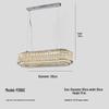 High-End Italian Crystal Chandelier for Living Room, Bedroom, or Restaurant