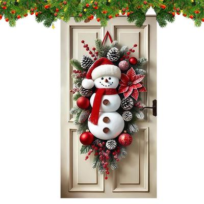 Front Door Christmas Decorations Large Artificial Ornaments Christmas Sign Front Door Decorations for Outdoor Wall Bedroom