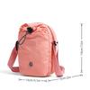 Women's Stylish Nylon Crossbody Bag with Water Bottle & Phone Pocket, Adjustable Strap & Zipper Closure, Multiple Colors, Casual Everyday Purse