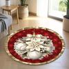 Christmas Rugs: Santa, Snowflakes & Holiday Designs for a Magical Home Bedroom room floor mats New Year home decoration