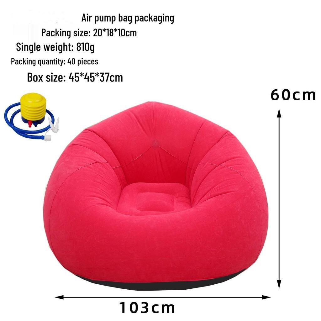 Inflatable Lounger Reclining Chair – Perfect for Home, Balcony, or Leisure Naps.