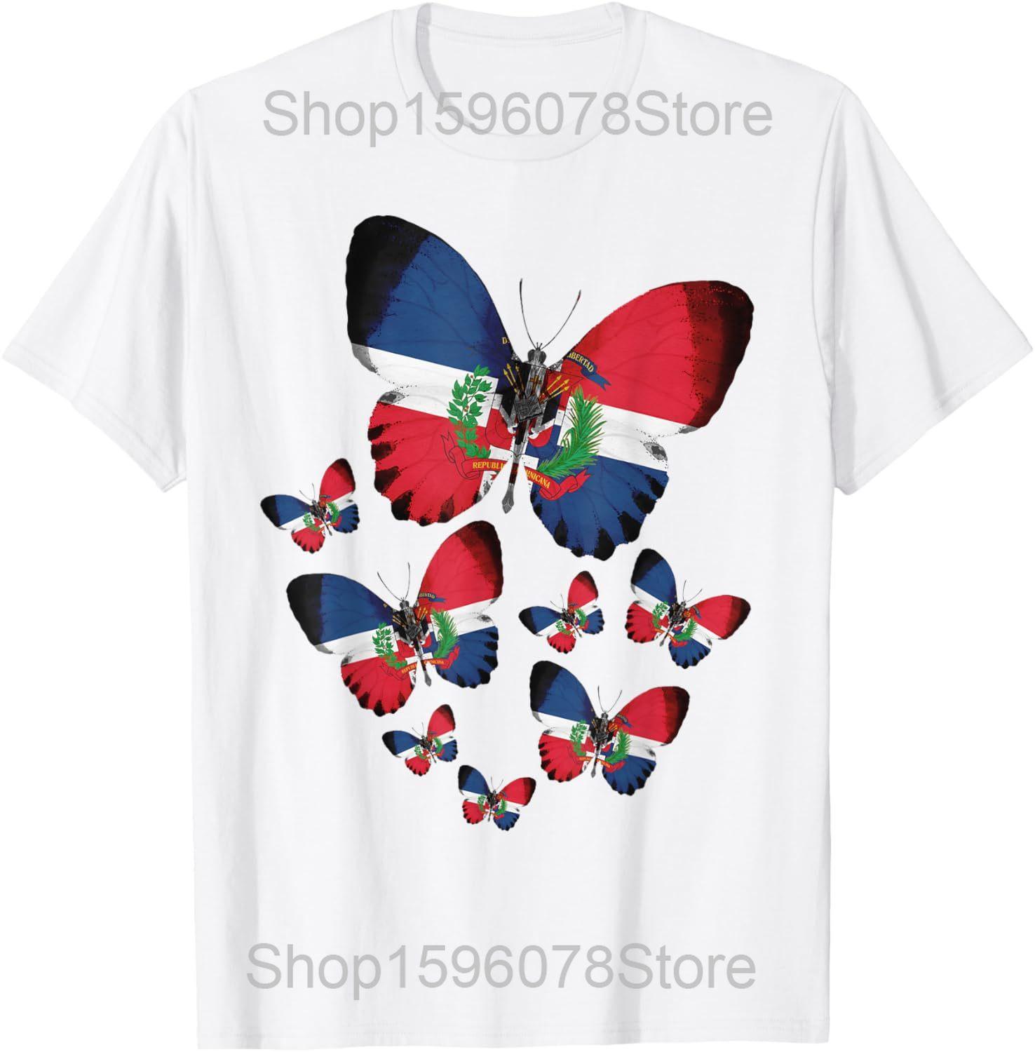 Смешная футболка с изображением флага Доминиканской Республики и сердцебиением Dominicana, мужская, 100% хлопок, с юмором, короткий рукав, унисекс, свободный крой S