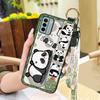 Back Cover Silicone Phone Case For Nokia G22 Dirt-resistant Ring Soft case Cute Panda Waterproof Kickstand Durable