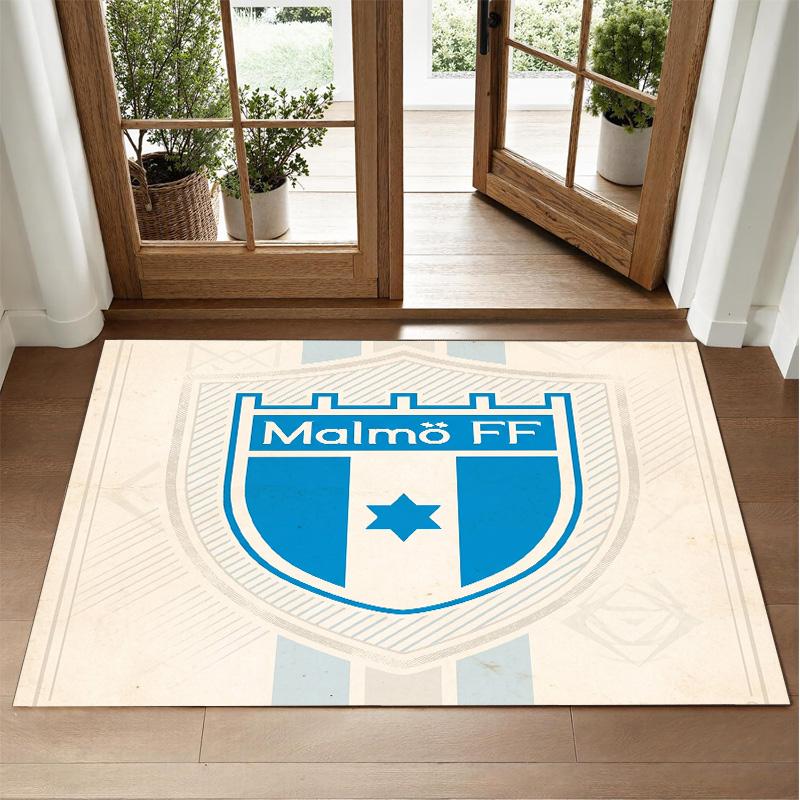 Malmö FF Design Crystal Velvet Rug Soft Decorative Mat for Bedroom Entrance