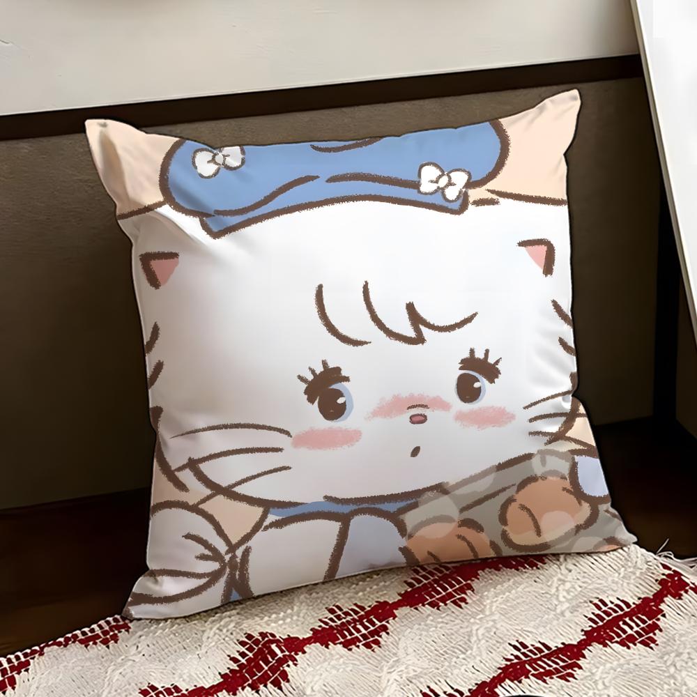 Cartoon MMikko Cushion Cover Reversible Soft Durable Pillow Cover Home Car MultiScene Use for Daily Comfort