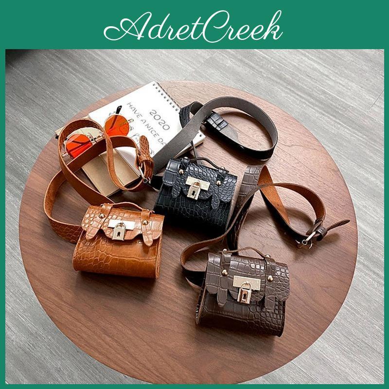 Mini Ladies Fashion Accessories New Crocodile Leather Belt Bag Lipstick Pocket Small Waist Bag Trendy Allmatch