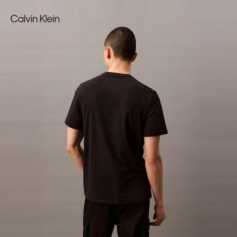 Calvin Klein Jeans Unisex CK Print Cotton Knit T-Shirt