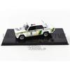 Voiture Miniature de Collection - IXO 1/43 - LADA 2105 VFTS - Rallye de Valasska Zima 1986 - Blanc