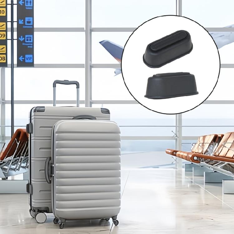 1Pair Replacement Luggage Bottom Side Stand Feet Luggage Parts Baggage Stud Foot Luggage Bracket Feet Suitcase Feet Pad
