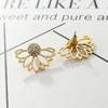 Fashion Women Lady Elegant Ear Stud Unique Hollow Lotus Earrings