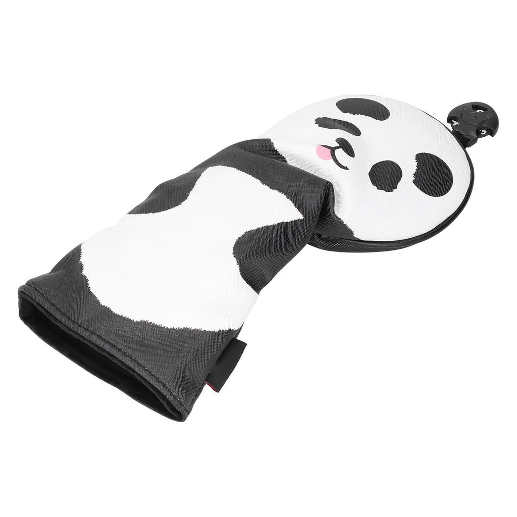 PU Leather Golf Wood Head Covers Waterproof Cartoon Thicken Plush No.5  Golf Club Headcover