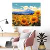 RUOPOTY Frame Painting By Numbers For Adults Sun Flower Oil Picture HandPainted Diy On Canvas Home Wall Art 40x50cm