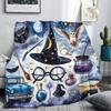 Magic Hat Printed Blanket for Sofa Bed Travel Camping Living Room Office Conditioning Blanket for All Seasons Gifts