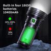 Aluminum alloy High Power Waterproof Flashlight 45000 Lumens 8*P70 Lamp Beads Wine Appraisal Light With Child Safety Lock