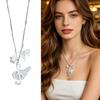 Traumhaftes Englisches Flügel Mit Musiknoten Halskette Femininer Flügel Anhänger Schmuck Anmutiges Geschenk Für Töchter Oder Freundin