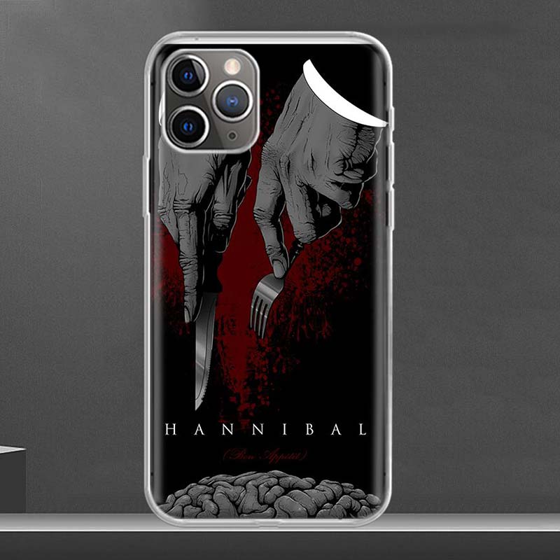 Hannibal Movie Soft Phone Case For IPhone 11 17 Air 16E 16 Pro Max 15 + 14 Plus 13 Mini 12 Apple 7 SE 8 Fundas Coque 11 17 Air 1