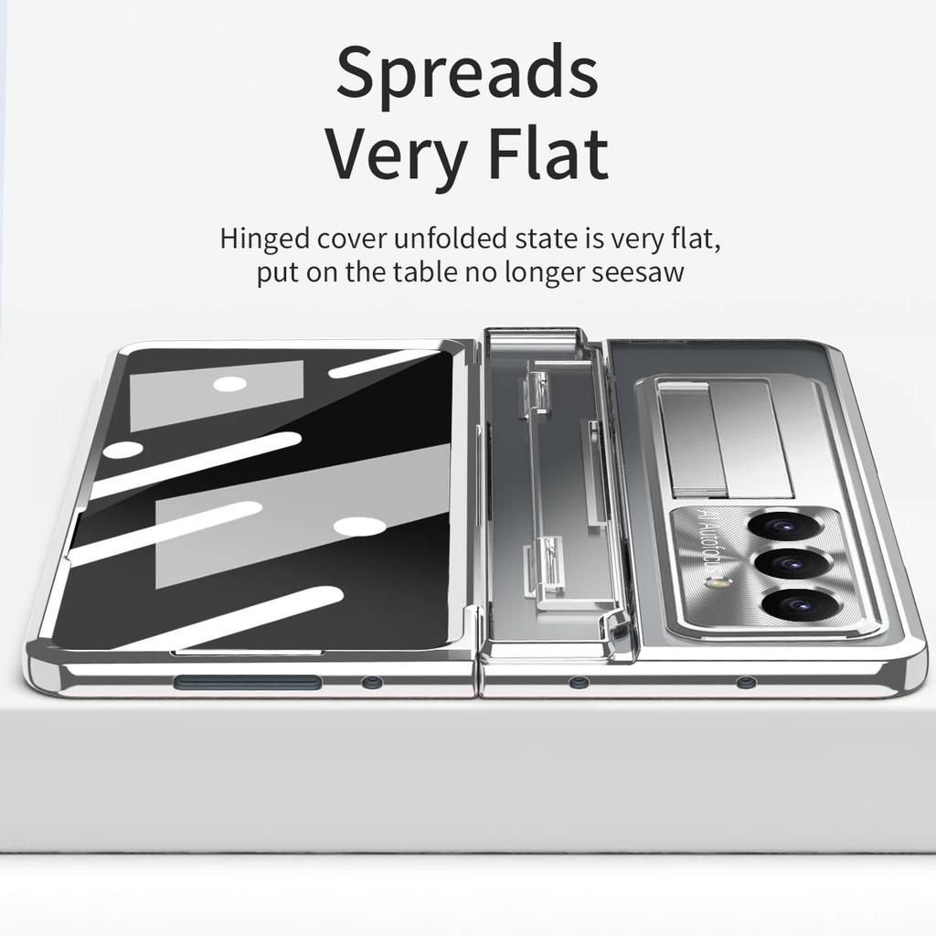 with Screen Protector Phone Case for Samsung Galaxy Z Fold 7 6 5 4 3 Fold6 Fold5 Hinge Protection Cover