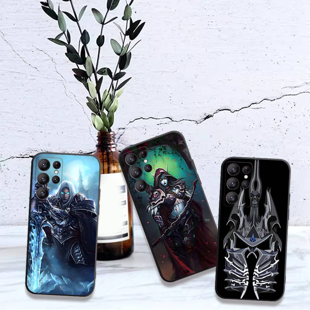 Web Game W-WarcraftS Phone Case For Samsung S 24 Fe 25 Ultra Plus 20 Lite 21 30 22 23 24 22 Ultra 5G Fundas