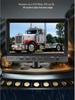 Truck Reversing HD Night Vision Monitor with Dual/Quad Camera Recording System