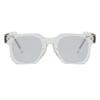 NeoRetro 5553 Newtro Ugly Sunglasses C5 Transparent Black