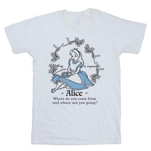 Alice In Wonderland Boys Nothing Is Impossible T-Shirt
