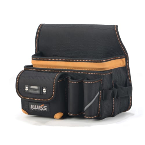 

IWISS Tool Bag, Tool Storage, Waist Bag with Belt, Electrician s Waist Bag, 600D Oxford Fabric, LM-78010