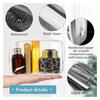 10pcs Clear PVC Makeup Bags with Zipper Transparent Cosmetic Organizer Stackable Travel Toiletry Case Makeup Pouch Cosmetic Bags
