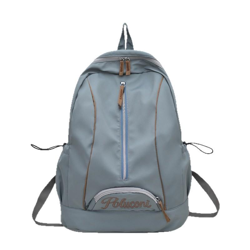 Schoolbag wholesale large-capacity college student backpack American embroidery bag women's Korean version backpack casual backpack