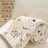 Creative Comfortable Capybara Blanket Printing Flannel Cartoon Shawl Blanket Lightweight Cute Puppy Print Sofa Blanket Warm