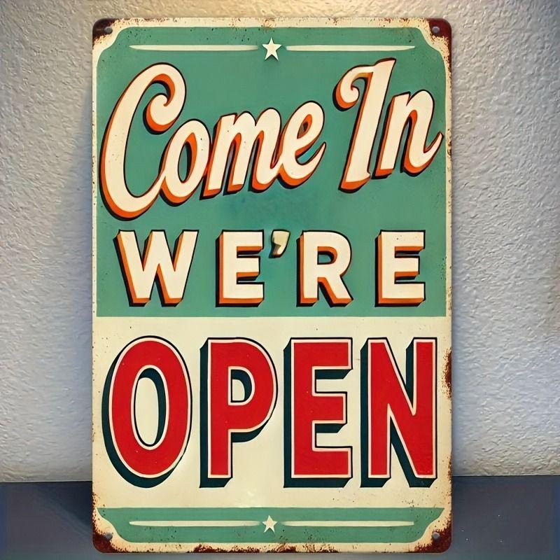 Retro Metal Wall Art Decor for Living Room Garage Garden