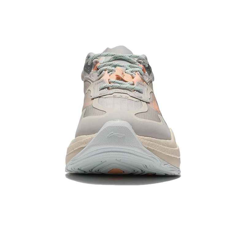 Li Ning Beyond Infinity Comfortable Versatile Low-Top Sports Casual Shoes Women Sneaker Gray White AZGS054-1