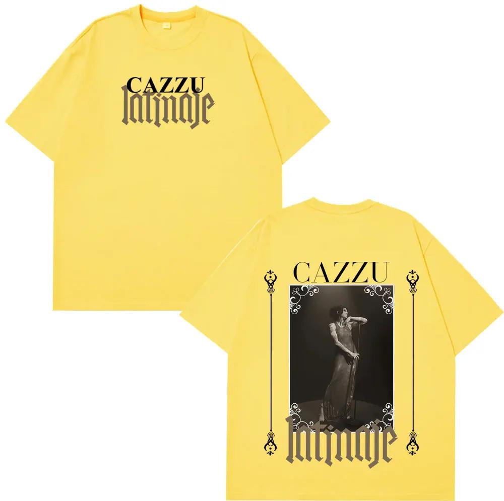 Singer Cazzu Latinaje Music Album yellow shirt All sizes VDF012 XL