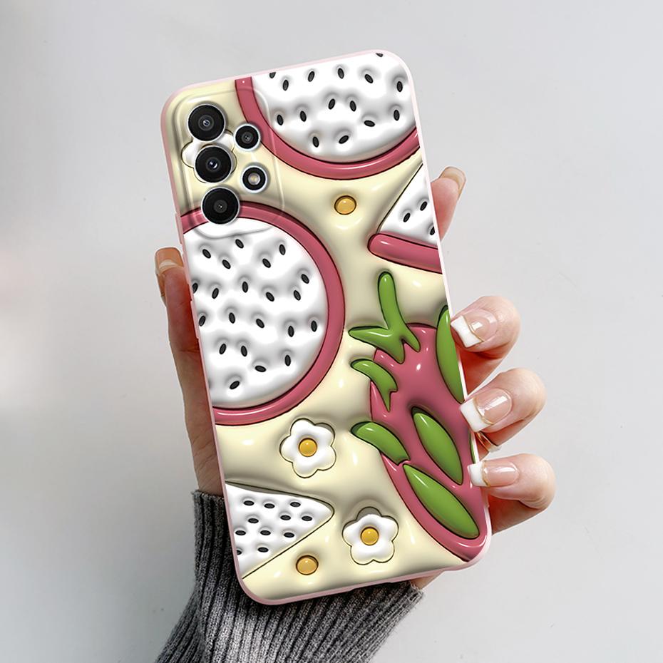For Samsung Galaxy A53 5G Case Cover SM-A536B Stylish Painted Silicone Soft Protector Cover For Samsung A23 A33 A73 5G A 53 Capa