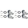 2-4PCS Replacement Hose Adapter Anti Leak Plastic Pool Drain Pump Thread Connection Valve Drain Adapter for Intex ARU
