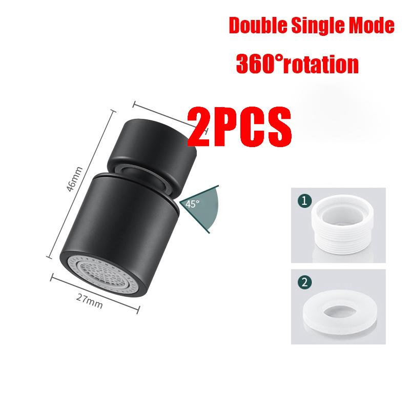 Universal Kitchen Faucet Anti-splash Aerator Bathroom Tap Rotatable Faucet 2 Mode Tap Nozzle Bubbler Kitchen Sink Faucet