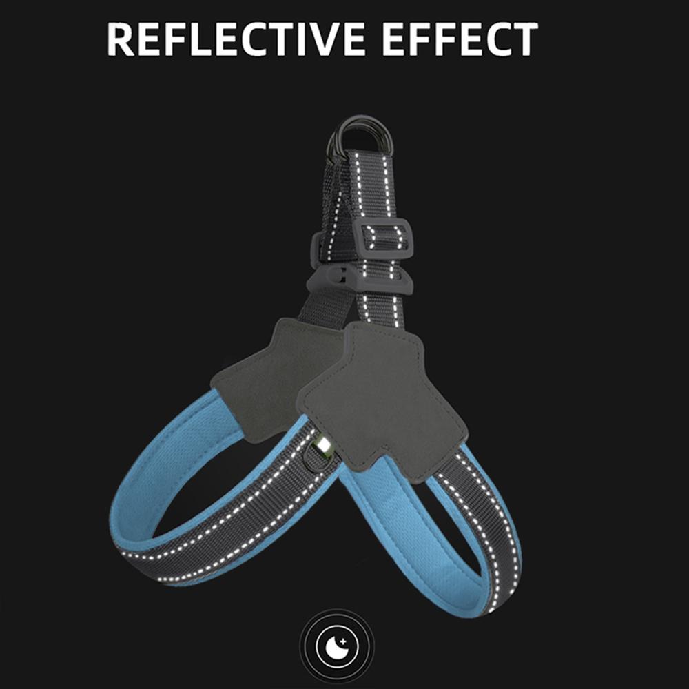 Dog Harness Reflective Adjustable Pet Chest Strap For Small Medium Dogs Cat Mesh Breathable Puppy Harnesses Vest Yorks Supplies