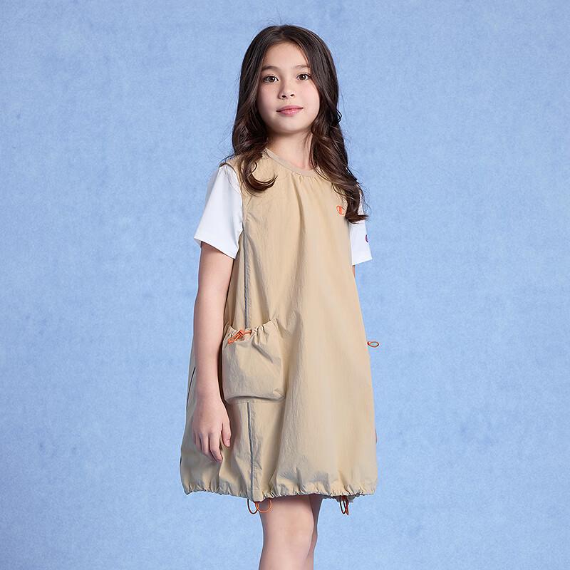 Champion Girl s UPF50+ Outdoor Drawstring Cargo Dress M