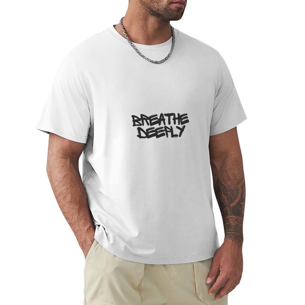 Breathe Deeply 1 TShirt essential t shirt blue archive shirts men graphic